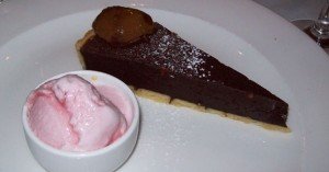 Raspberry dessert tried with Duvel at White Horse pub in 2011
